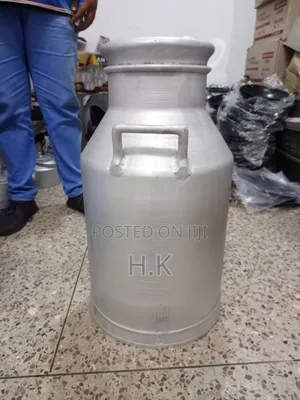 Aluminum Milk Can.