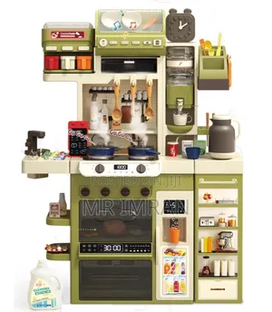 Kids' Play Kitchen With Features and Accessories