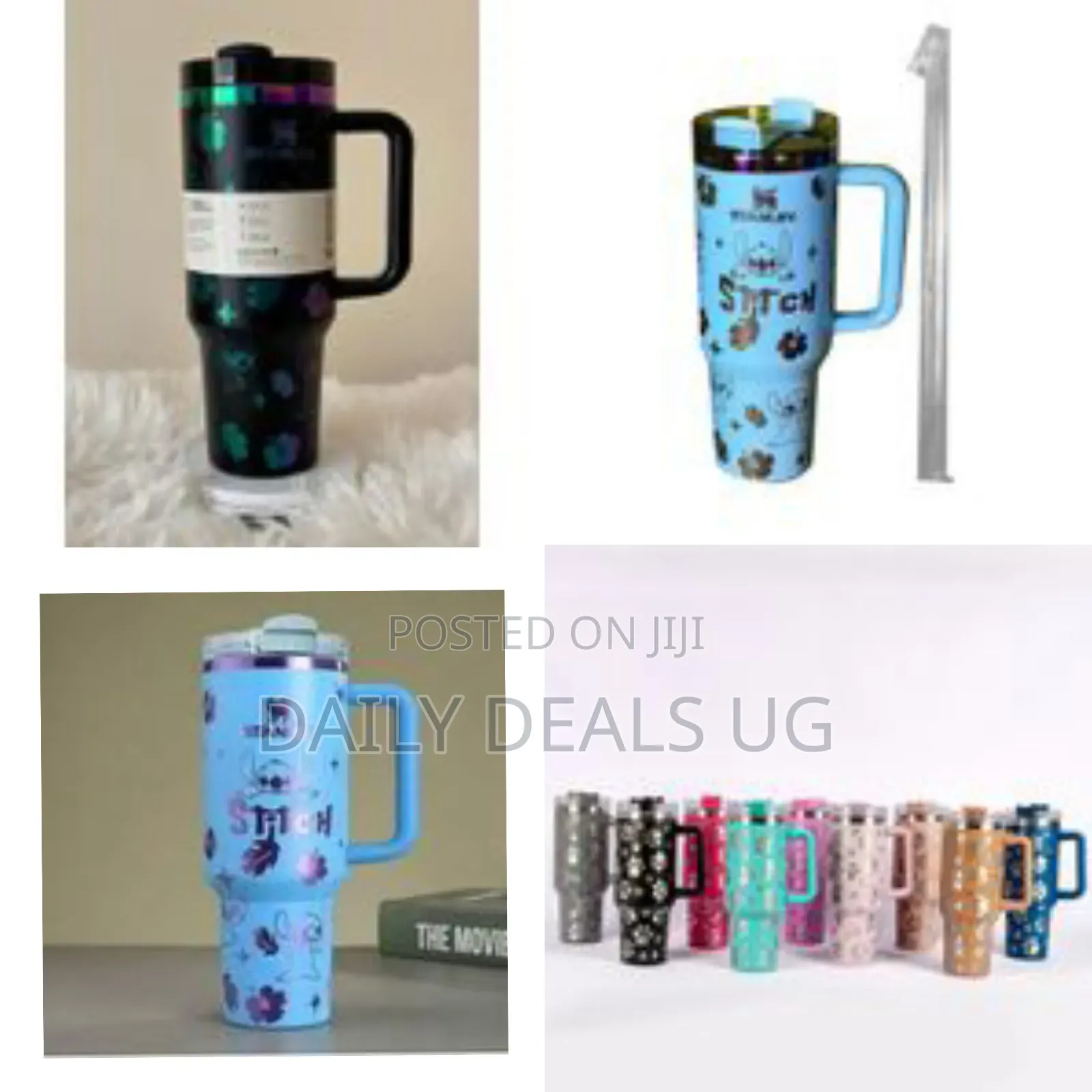 Stanley Cartoon 40 Oz Quencher Stainless Steel Double Drink Vacuum Cup