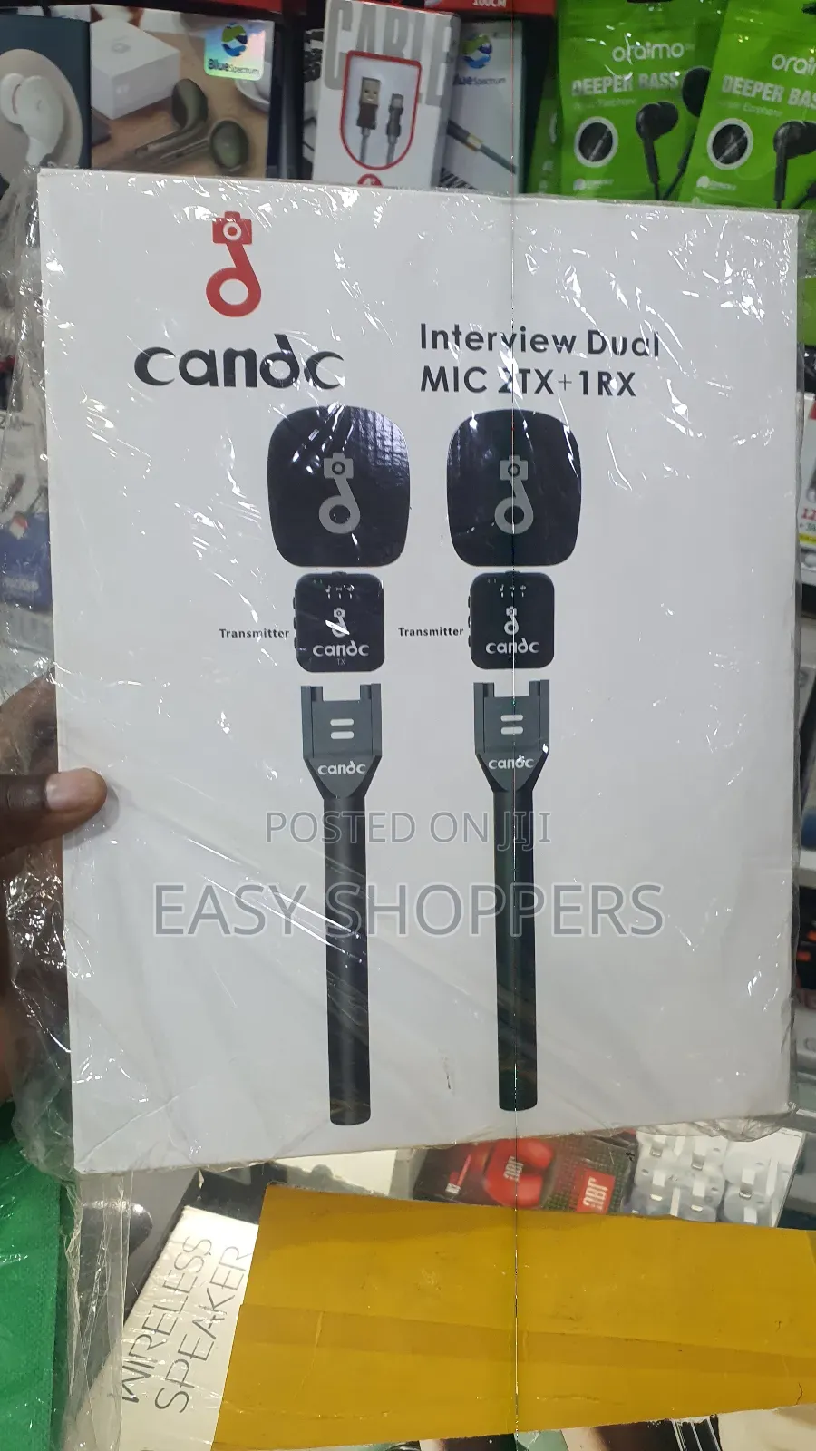 Candc Interview Dual Mic 2tx + 1rx Wireless Microphone System.