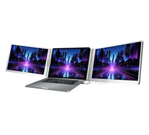 Powerology Dual Screen Monitor for 12-15.6 Inches