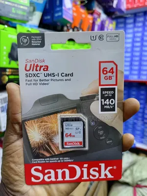 64gb Sd Card Sandisk Ultra 64gb SDXC Uhs-I Card.