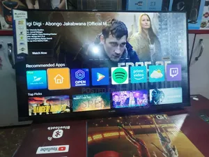 32 Black Ark Smart Android Digital Flat Screen Flameless.