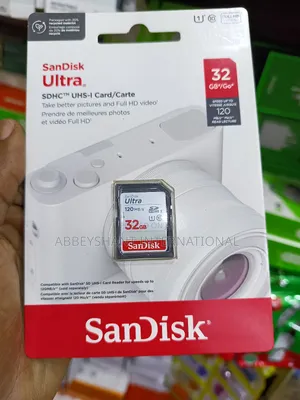 32gb Sandisk Ultra SDHC Uhs-I Memory Card/ Camera Card