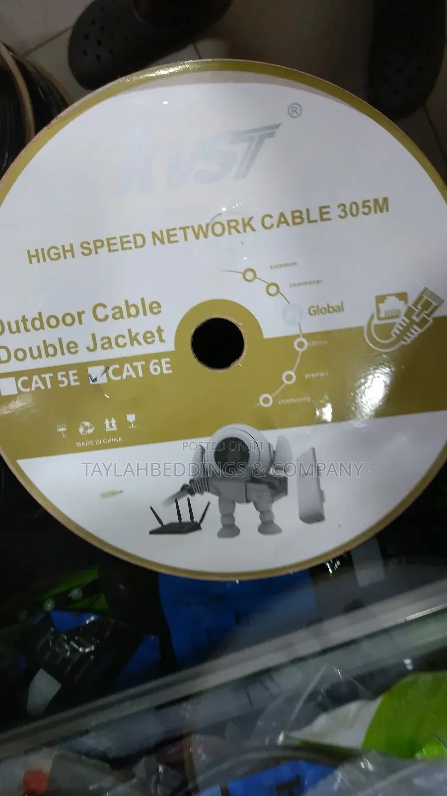 Outdoor High Speed Network Cat6 or Internet Cable 305m