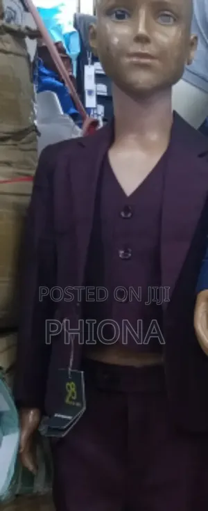 Boys Suit With Half Coat Inside