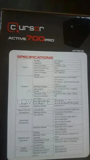 Cursor UPS Active 700pro
