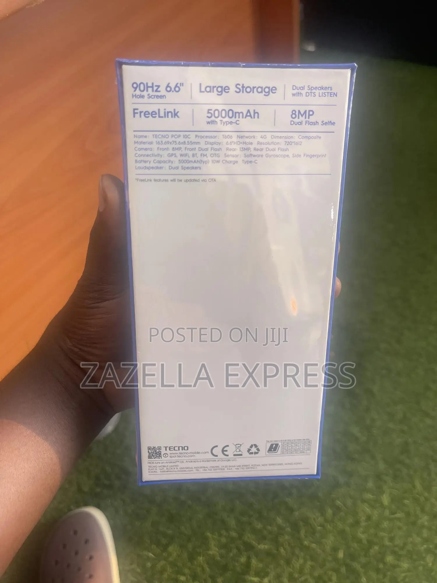New Tecno Pop 10C 64 GB Black