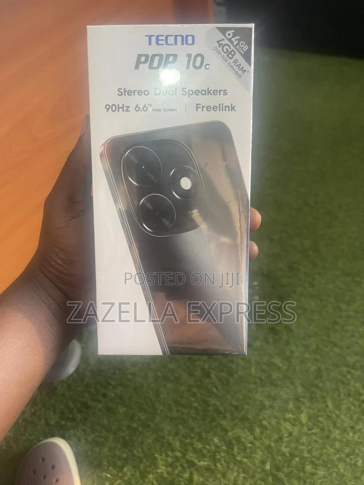 New Tecno Pop 10C 64 GB Black