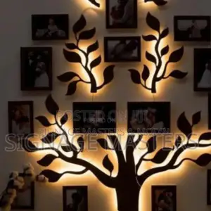 Backlit Family Tree Photo Frames