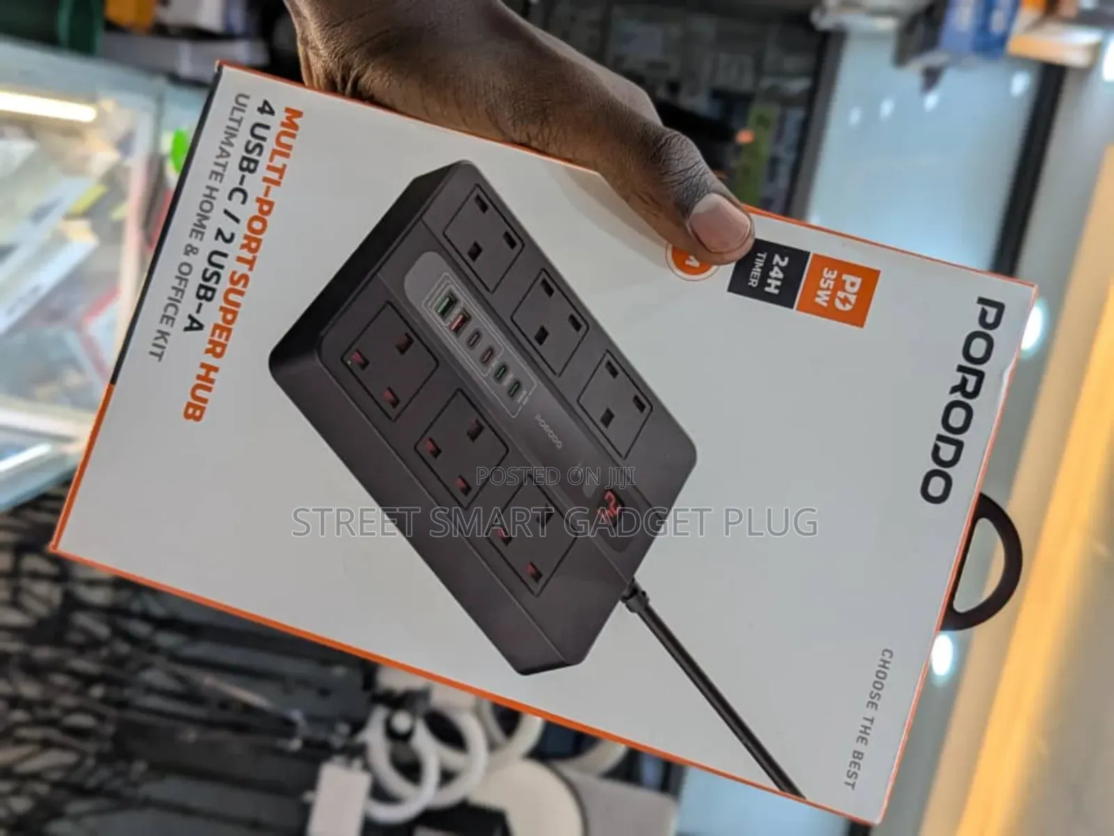 Porodo 4-Usb-C/ Usb-a Multi- Hub / Extension