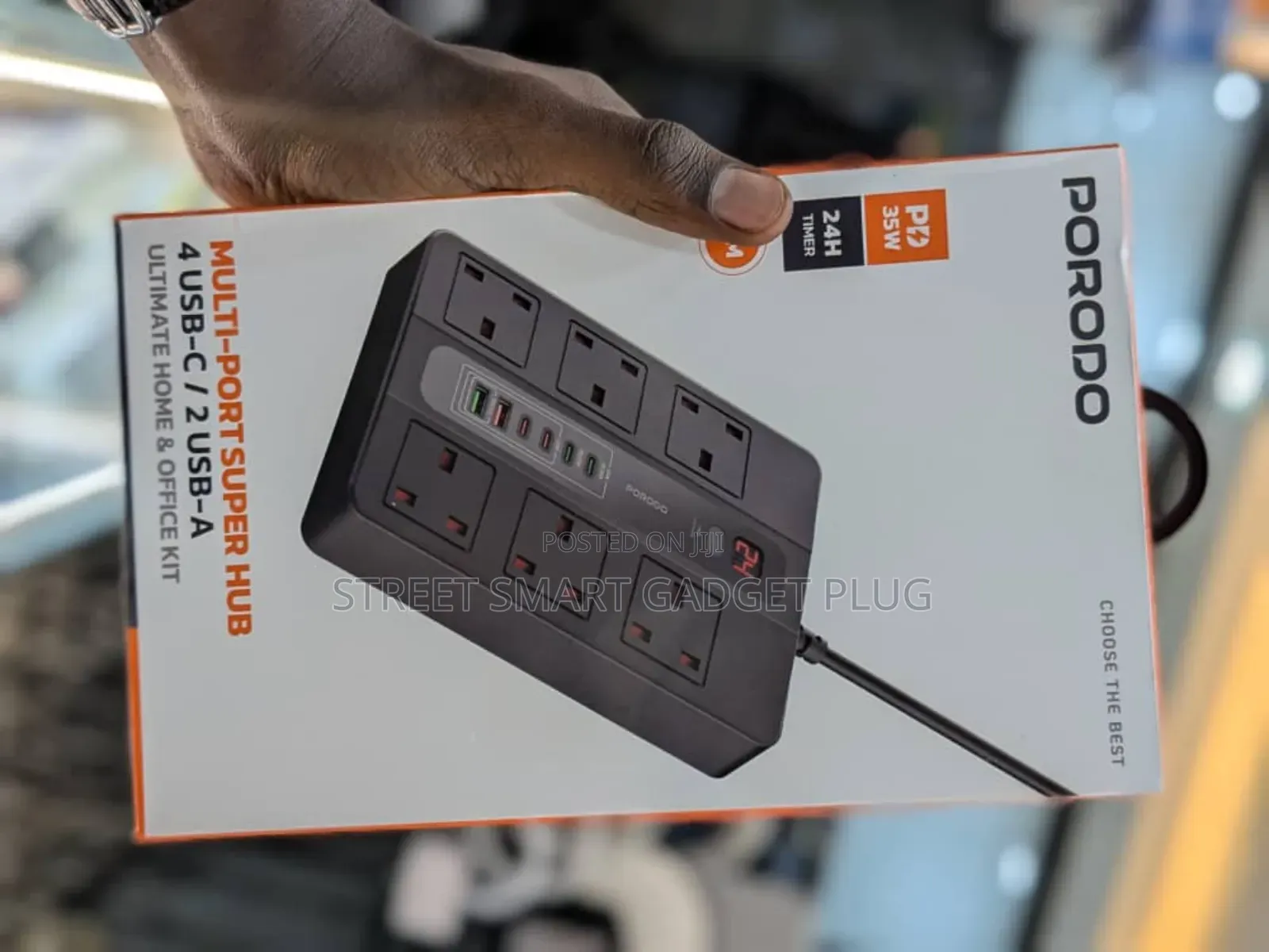 Porodo 4-Usb-C/ Usb-a Multi- Hub / Extension