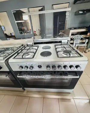 Iqra (90*60)Cm 4 Gas Euro Burners & 2 Hotplate Electric Cooker