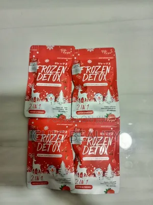 Frozen Detox Cleanse Fat Burn Diet Antioxidant 100% 60 Capsules