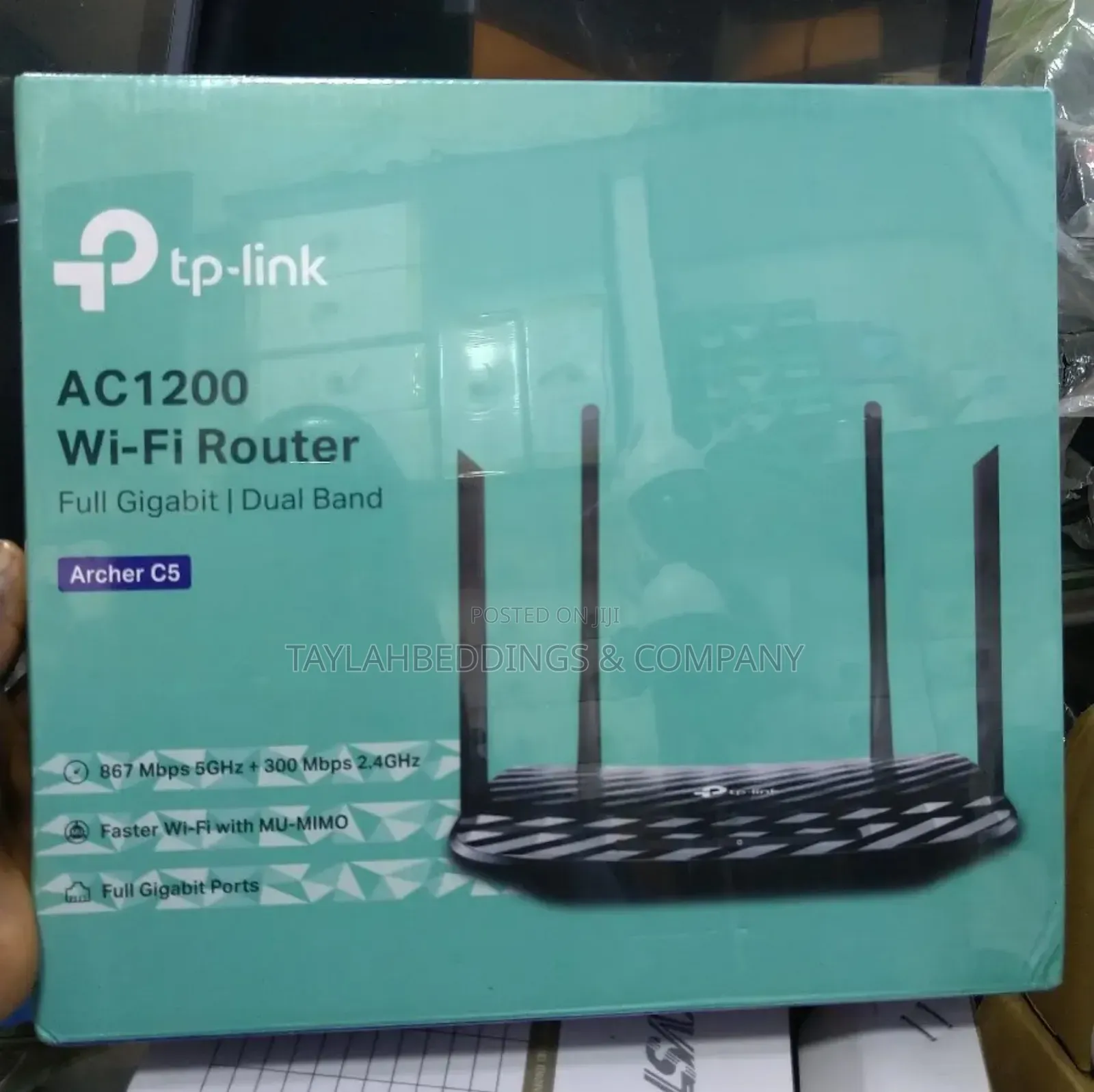 Tp-Link Archer C6 Ac1200 1200mbps Mu-Mimo Gigabit Router