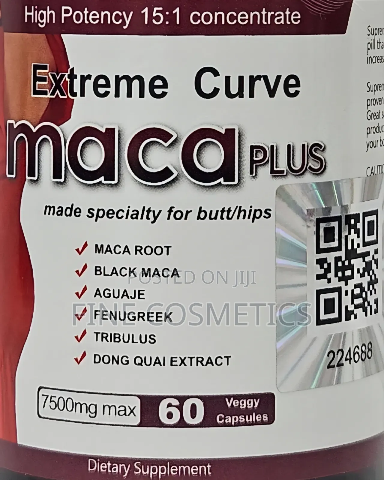 Wholesale Only | Extreme Curve Maca Plus Buttocks and Hips Enlargement