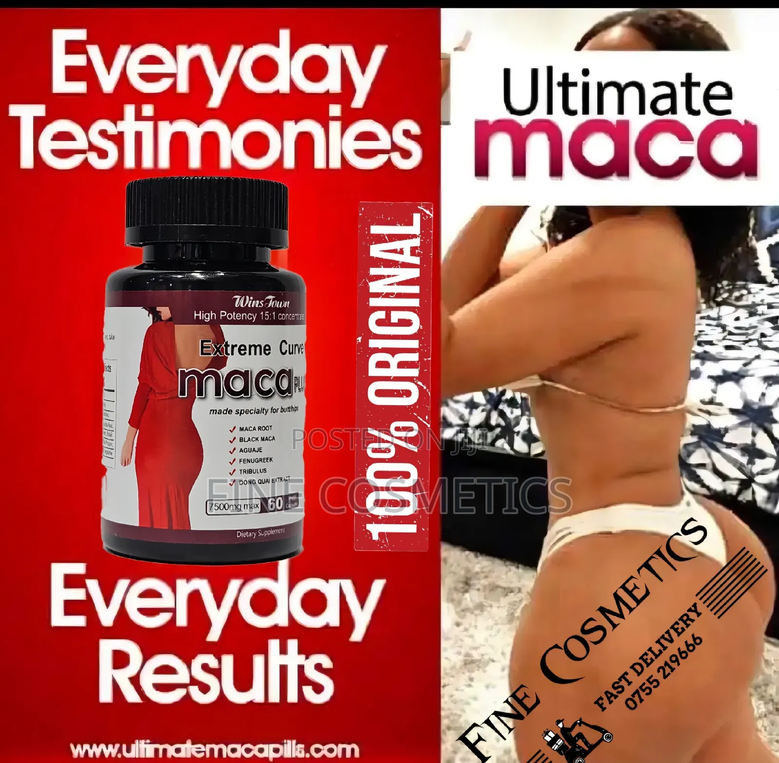 Wholesale Only | Extreme Curve Maca Plus Buttocks and Hips Enlargement