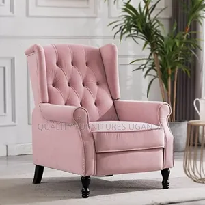 High Density Fabric 1 Seater Chesterfield