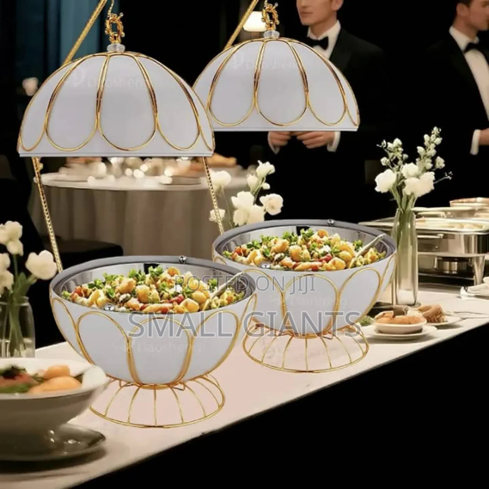Stainless Steel Round Chafing Dish Buffet Set