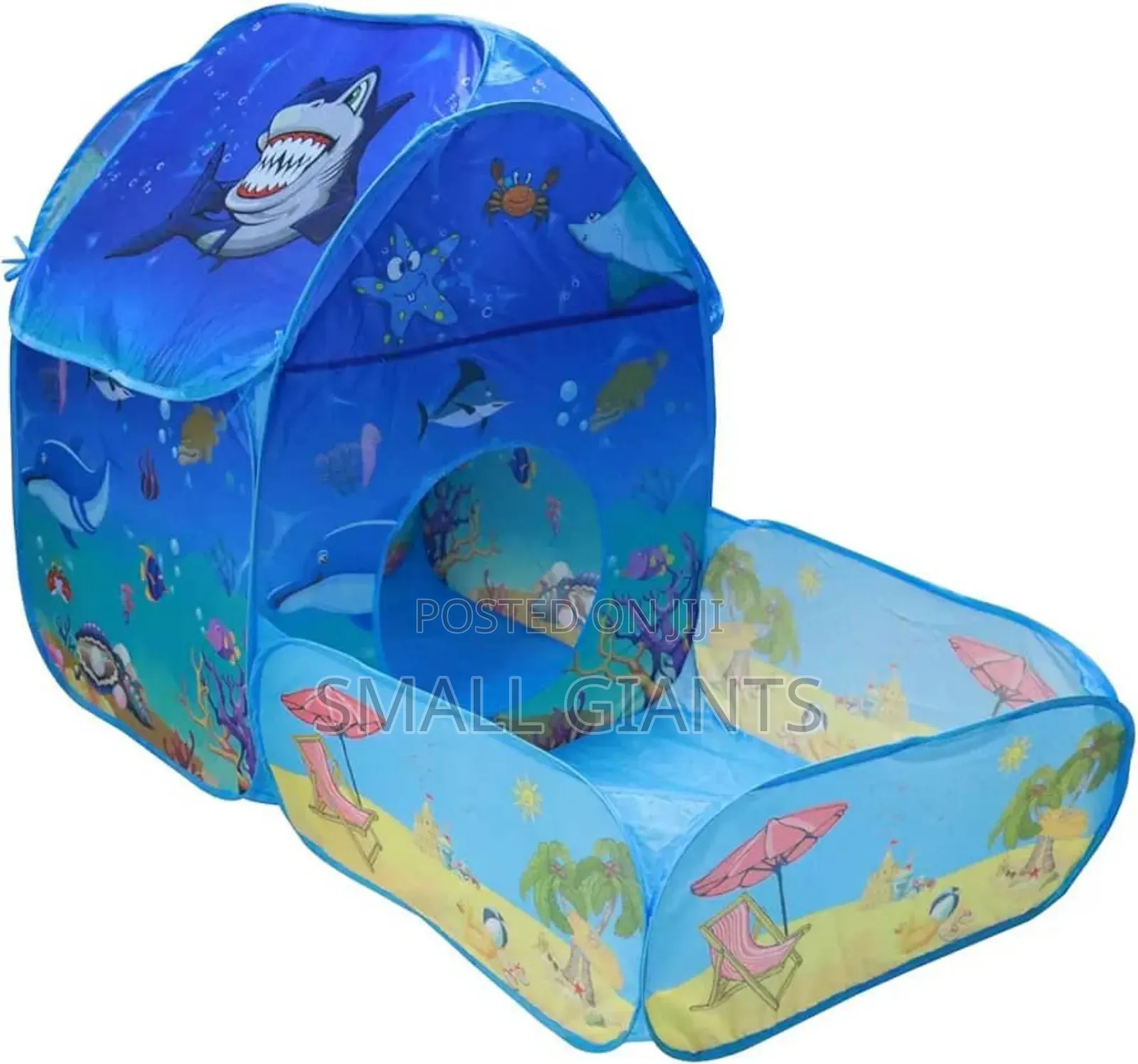 Kids Pop Up Tent With Play Pen Area