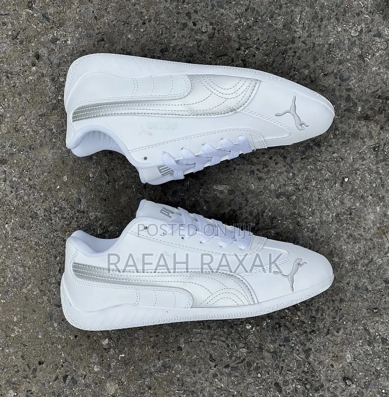 Original White/Silver Puma Speedcat Og Golf Sneakers