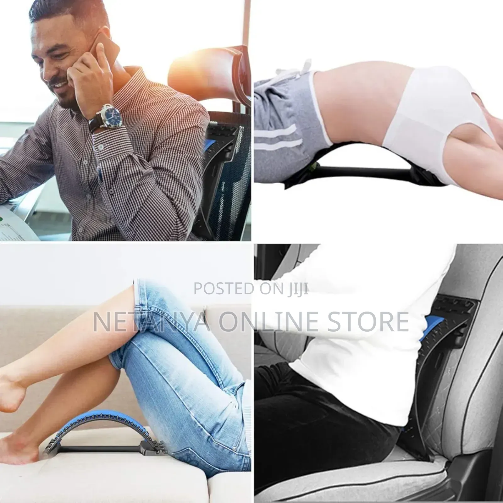 Adjustable Lumbar And Back Stretcher.