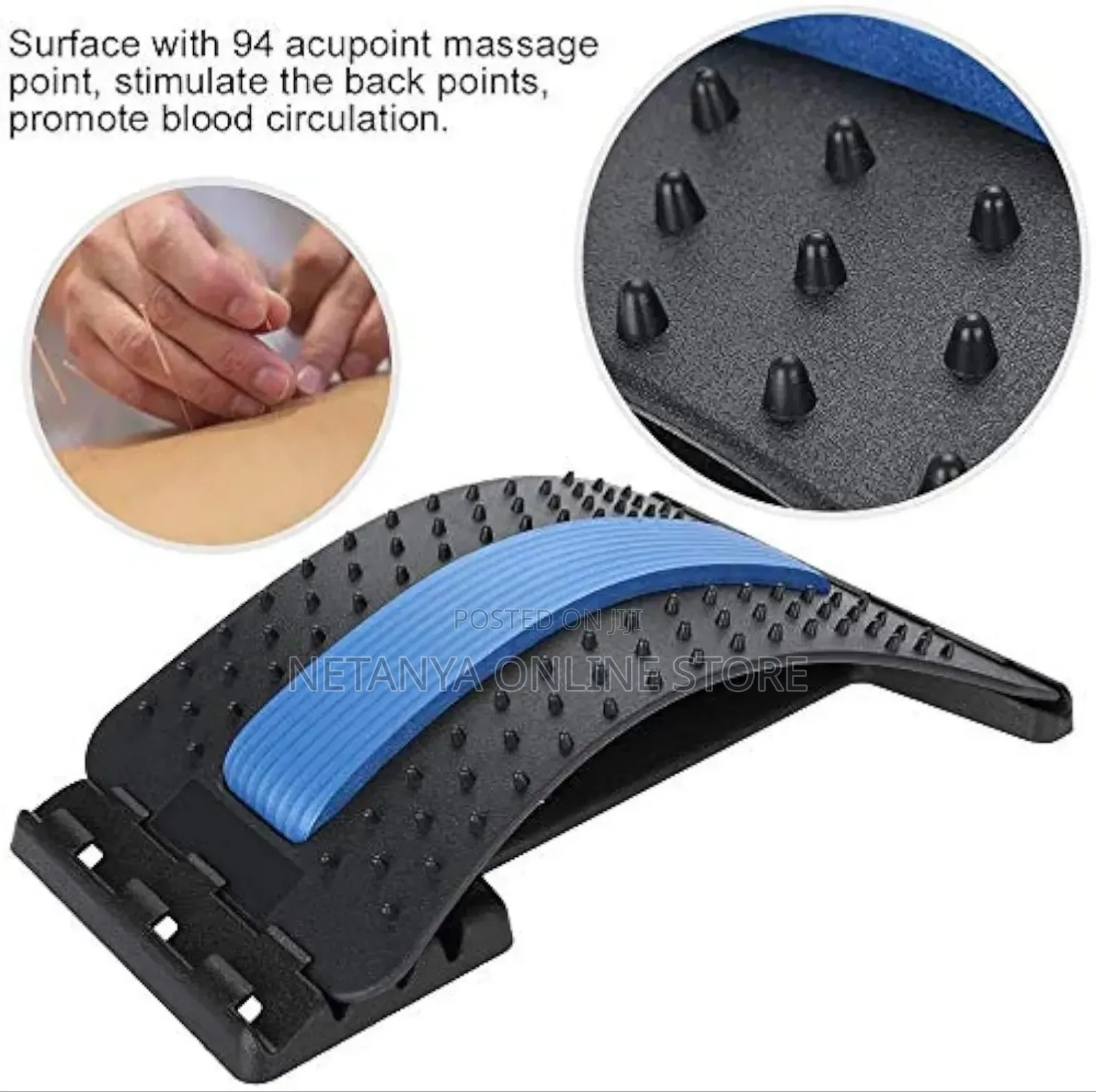 Adjustable Lumbar And Back Stretcher.