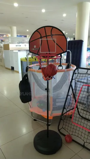 Kids Basketball Hoop Stand Adjustable Height Mini Indoor Goal