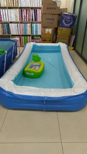 Family Inflatable Children's Swimming Pool Rectangle Ultra Big Size