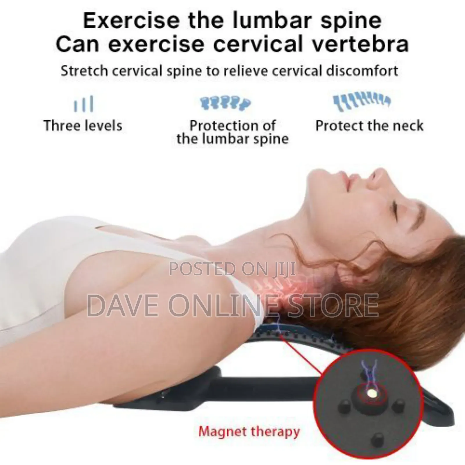 Back Massager Stretcher Device - Stretch Fitness Relaxation