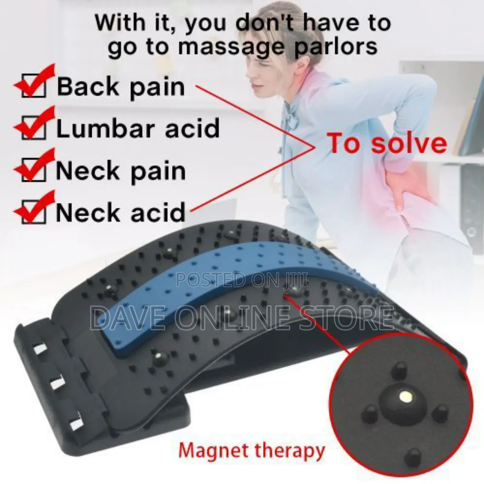 Back Massager Stretcher Device - Stretch Fitness Relaxation