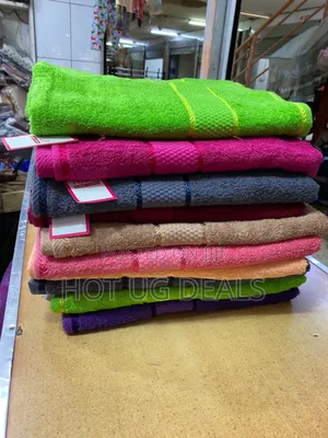 New Large Size Cotton Bath Towel 90x170cm - Multicolor