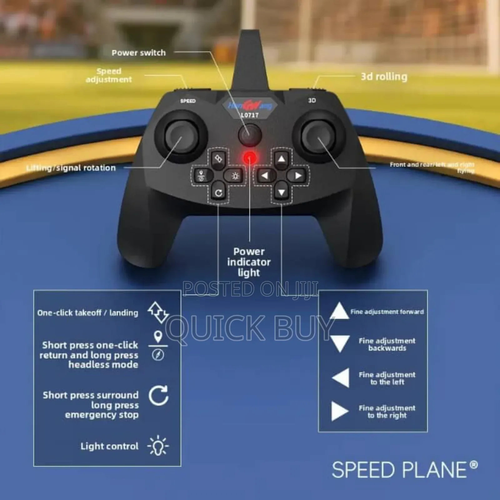 Intelligent Kids Aerial Drone With Roll Cage
