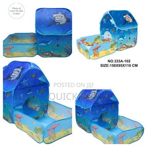 Kids Pop Up Tent With Play Pen Area