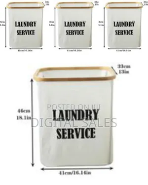 1 Piece Large Foldable Sturdy Bamboo Laundry Hamper,Laundry