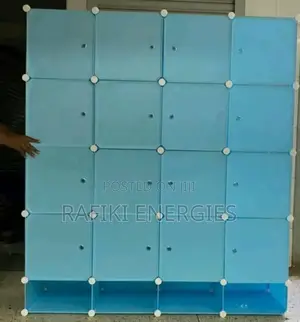 Four Column Plastic Wardrobe