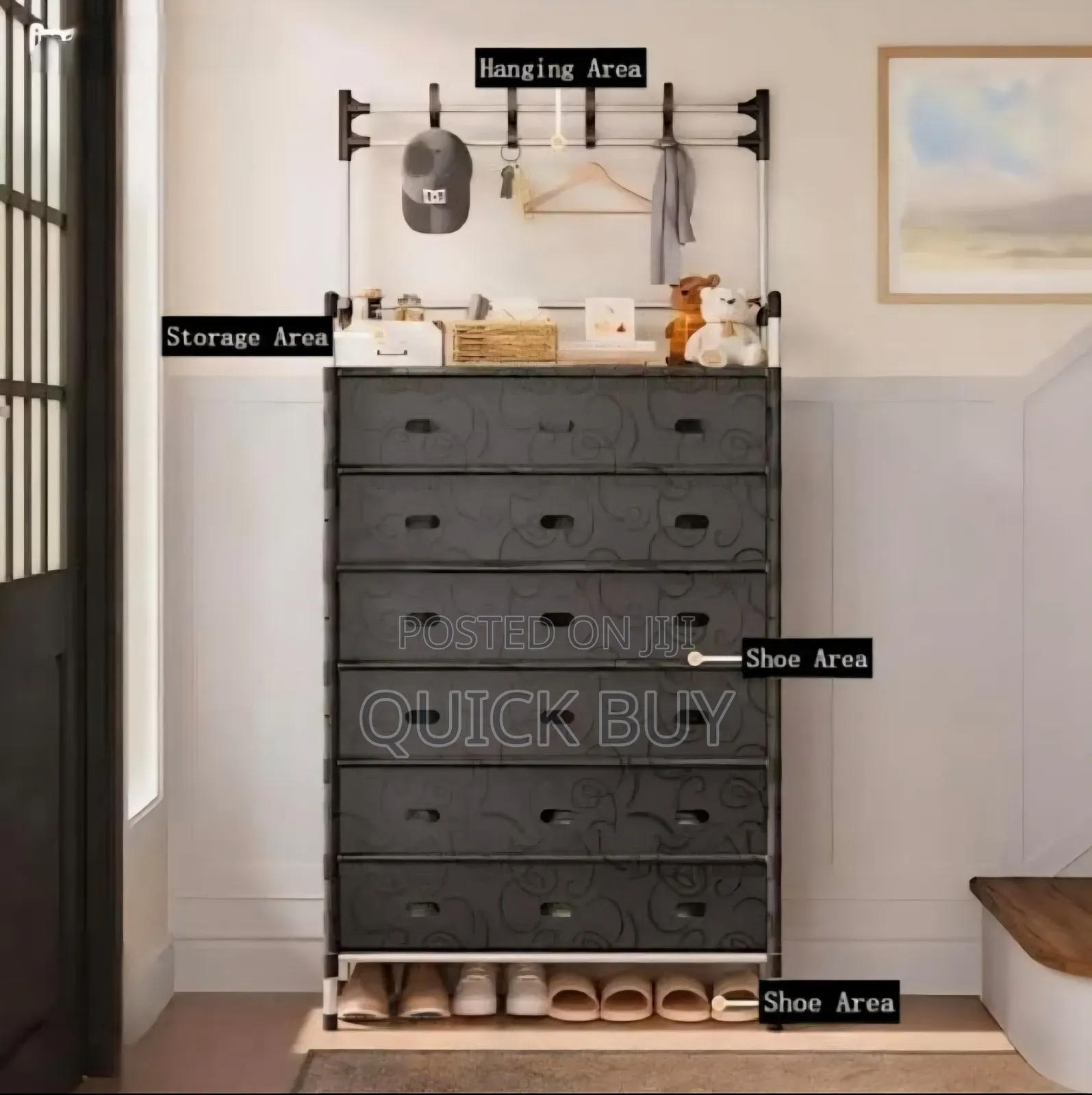 Multi-Layered, Dust-Proof Shoe Rack