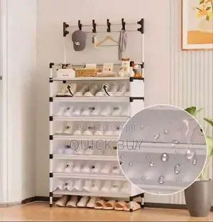Multi-Layered, Dust-Proof Shoe Rack