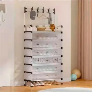 Multi-Layered, Dust-Proof Shoe Rack