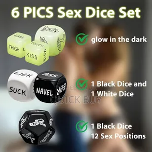 6pcs Couple Game Dices