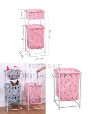 Laundry Hamper Cloth Storage Baskets With Compartments Laundry
