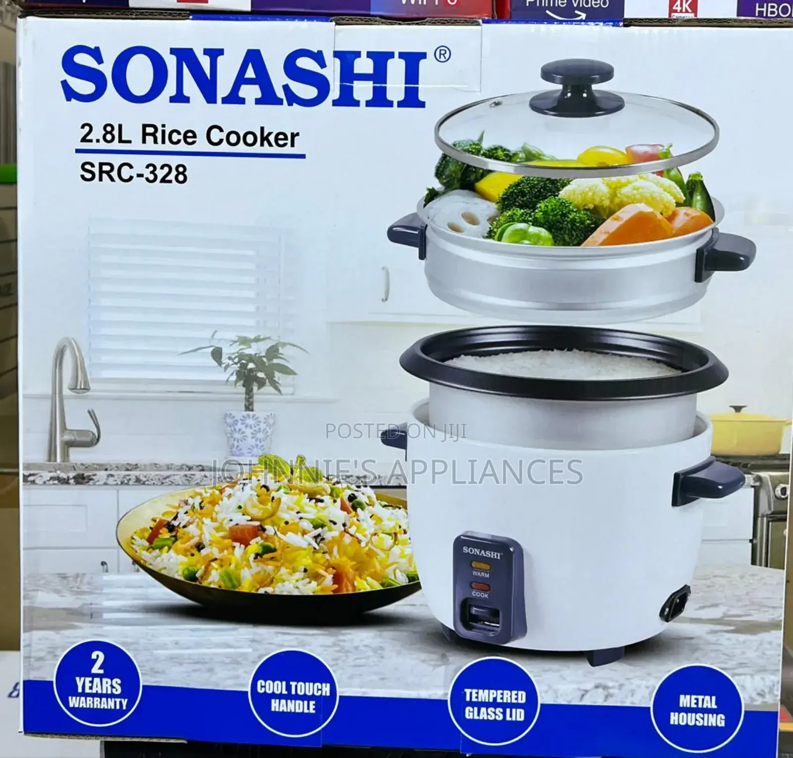 2.8l Sonashi Automatic Rice Cooker / Steamer