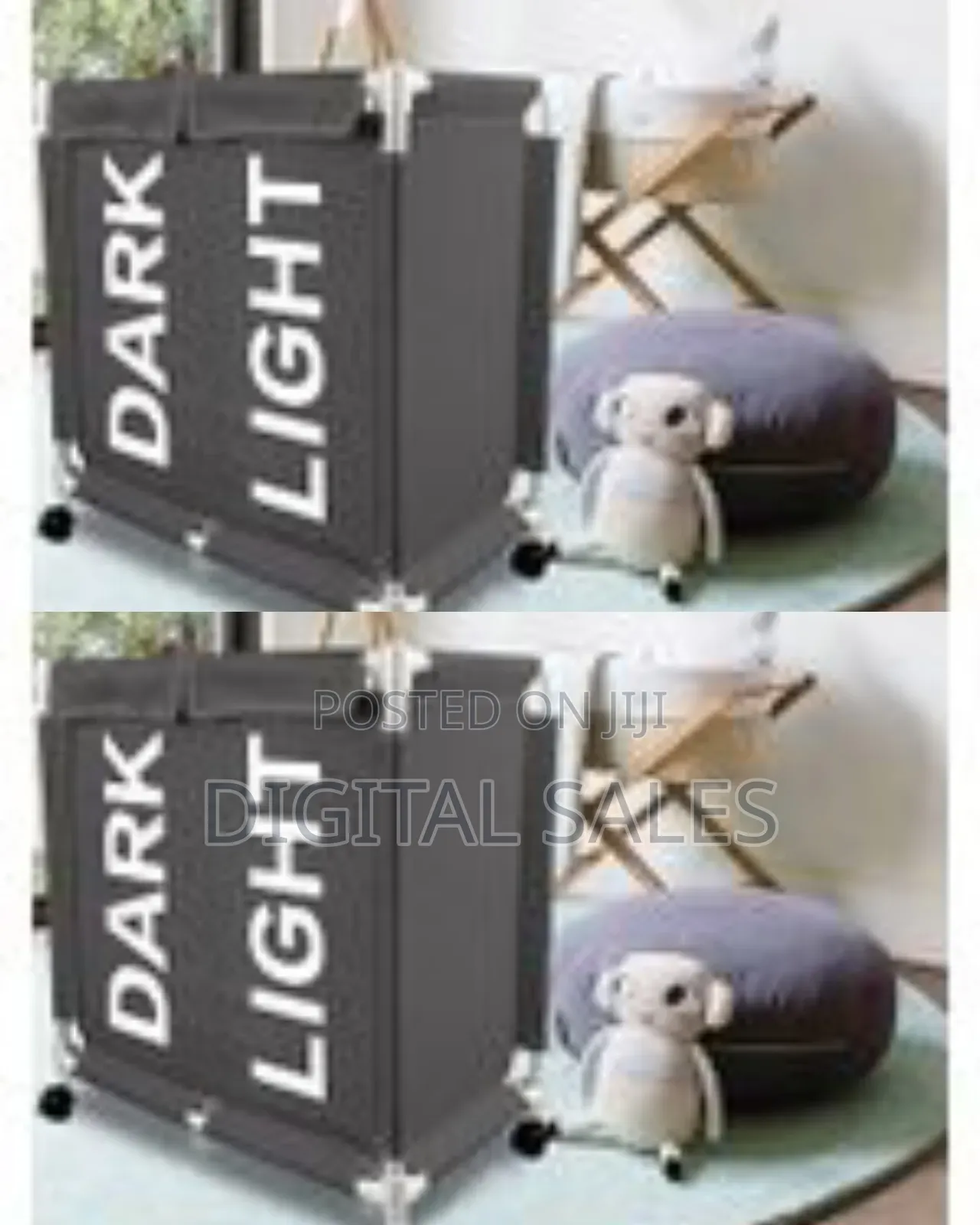 240l Oxford Foldable Corner Fabric Sorter Waterproof Laundry Basket