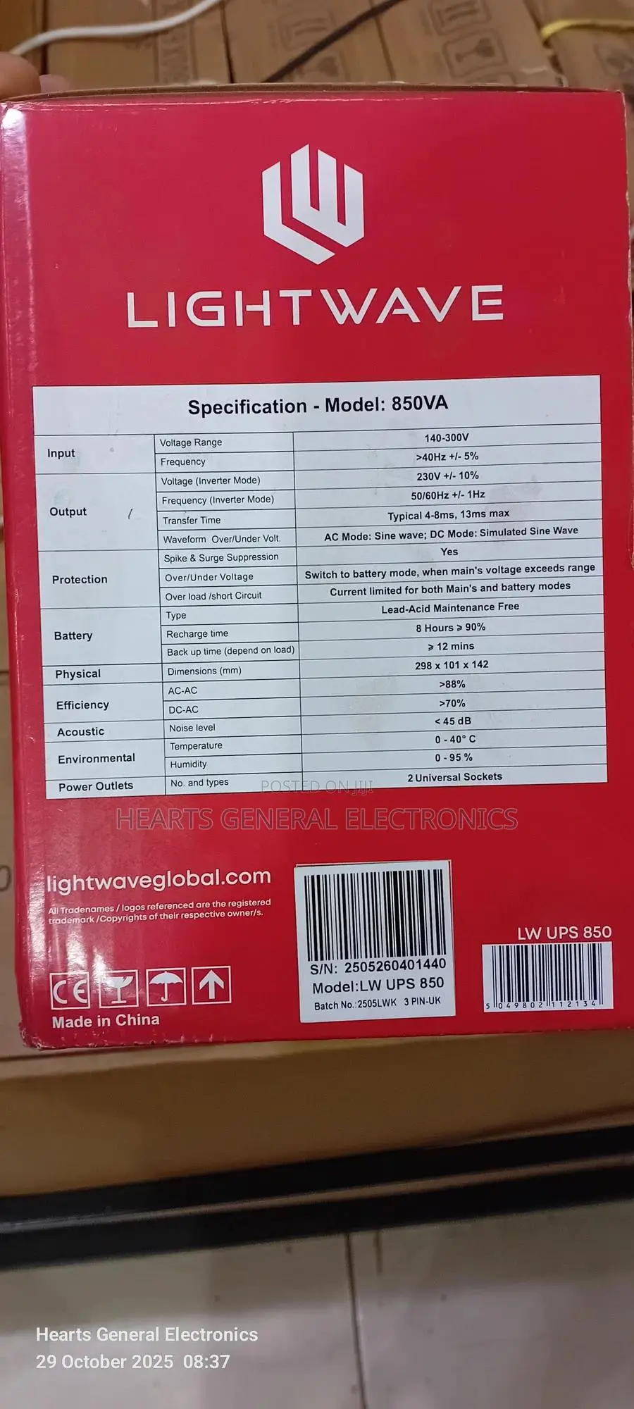 Ups 850va Litewave