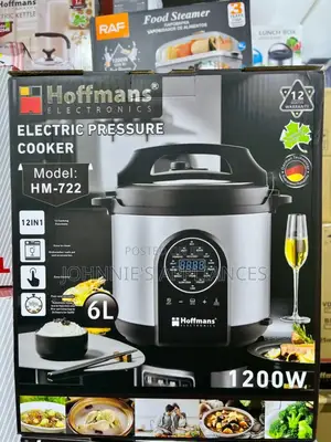 Hoffmans Electric Pressure Cooker 6l – Model Hm-722