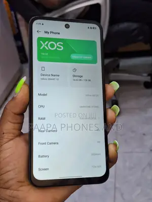 Infinix Smart 10 128 GB Black