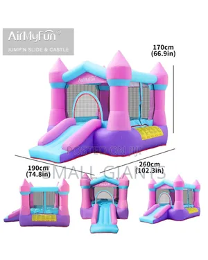 Inflatable Bounce House With Slide