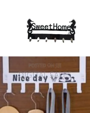 Wall Mounted Decorative Key Holder Coat Hanger