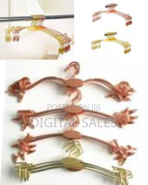 5 Pieces of Exquisite Metal Bold Non-Slip Underwear Alloy Suit Hangers