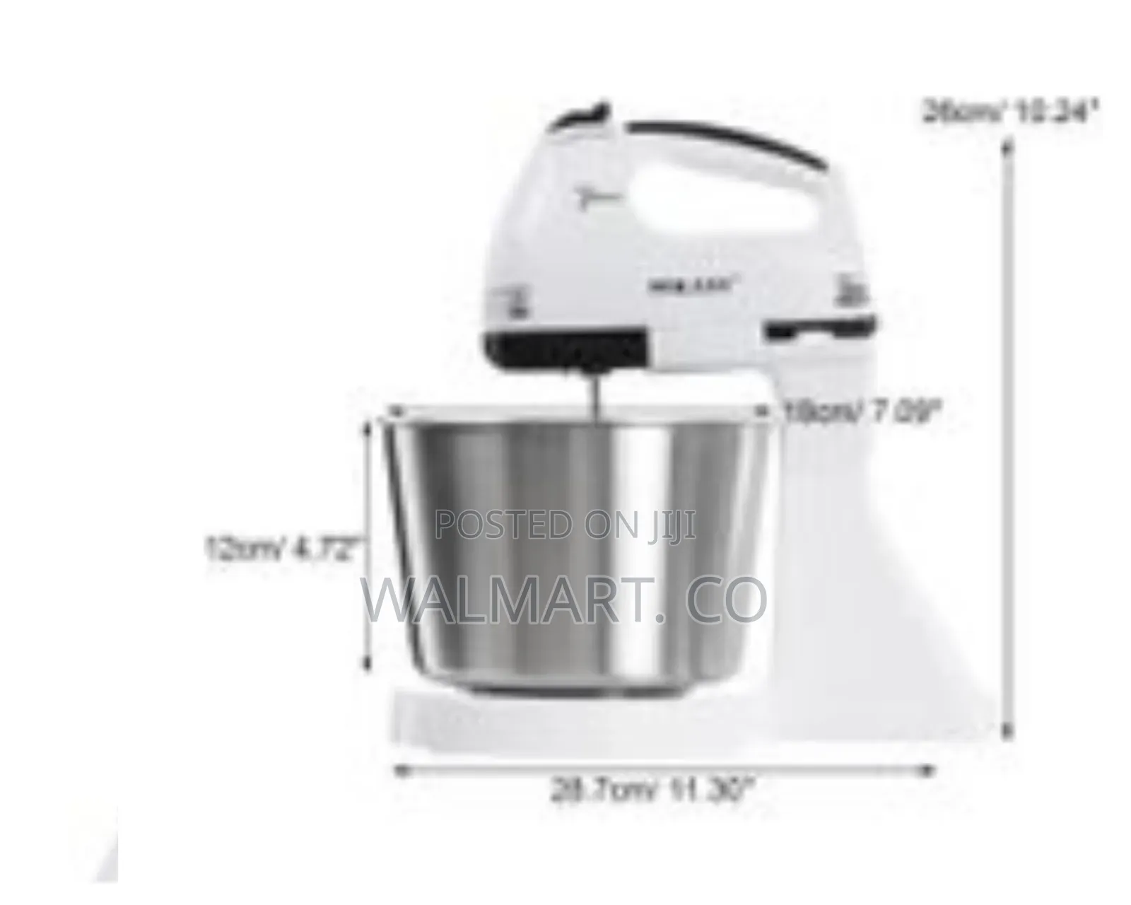 Sokany Portable 7 Speed Hand Mixer With Egg Beater Blender 2l